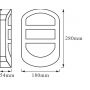 Ledvance Endura Style Plate kinkiet zewnętrzny 1x12,5W LED stal nierdzewna zdj.2