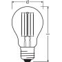 Osram Retrofit Classic A żarówka LED 1x7,5 W 2700 K E27 zdj.2