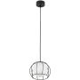 TK Lighting Beniamin lampa wisząca 1x6W czarna/biała 4811 zdj.1