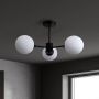Light Prestige Roma lampa podsufitowa 3x40W czarna/biała LP-1345/3PBK zdj.3