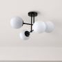 Light Prestige Roma lampa podsufitowa 4x40W czarna/biała LP-1345/4PBK zdj.3