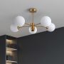 Light Prestige Roma lampa podsufitowa 5x40W złota/biała LP-1345/5PGD zdj.3