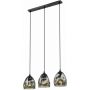 Light Prestige Melt lampa wisząca 3x40W czarny/przezroczysty LP-126/3L zdj.1