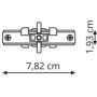 Light Prestige System 3F łącznik wewnętrzny do szynoprzewodów biały LP-551/4WH zdj.2