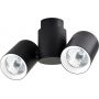 Light Prestige Boston 2 lampa podsufitowa 2x50W czarna/biała LP-741/2WBK/WH zdj.1