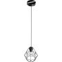 Luminex Bergen lampa wisząca 1x60 W czarna 0604 zdj.3