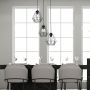 Luminex Bergen lampa wisząca 3x60 W czarna 0606 zdj.5