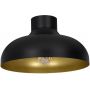 Luminex Basca lampa podsufitowa 1x60W czarny/złoty 1538 zdj.1