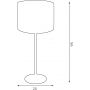 Luminex Arden lampa stołowa 1x60W czarny/złoty 3497 zdj.2