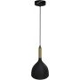 Luminex Noak lampa wisząca 1x60W czarny/złoty 3890 zdj.3