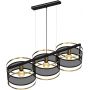 Luminex Rim lampa wisząca 3x60W czarny/złoty 3904 zdj.3