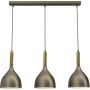 Luminex Noak lampa wisząca 3x60 W złota-tytan 4003 zdj.1