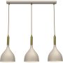 Luminex Noak lampa wisząca 3x60 W złota-beżowa 4006 zdj.1