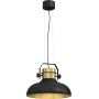 Luminex Hellsing lampa wisząca 1x60W czarny/mosiądz 4133 zdj.1