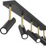 Luminex Axion lampa podsufitowa 5x8W czarny/złoty 4319 zdj.2