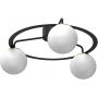 Luminex Ballo lampa podsufitowa 3x15 W czarna 5668 zdj.1