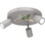 Luminex Fun lampa podsufitowa 3x8 W szara 9307 zdj.1