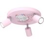 Luminex Fun lampa podsufitowa 3x8 W różowa-szara 9379 zdj.1