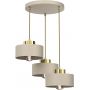 Luminex Marti lampa wisząca 3x15 W beżowa 9932 zdj.1