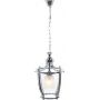 Lumina Deco Brooklyn W1 lampa wisząca 1x40W chrom/szkło przezroczysto-białe LDP1231-1CHR zdj.1