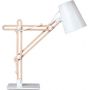 Mantra Looker lampa biurkowa 1x15W biały/drewno 3615 zdj.1