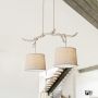 Mantra Sabina lampa wisząca 2x20W drewno 6177 zdj.4