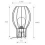 Markslöjd Globo lampa stołowa 1x60 W biała 108959 zdj.2