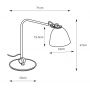 Markslöjd Tilt lampa stołowa 1x60 W szara 108965 zdj.2