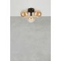 Markslöjd Artis lampa podsufitowa 3x40 W czarna-bursztynowa 108997 zdj.3