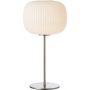 Markslöjd Sober lampa stołowa 1x40 W biała-nikiel 109007 zdj.1