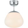 Markslöjd Rise lampa podsufitowa 1x40 W biała-chrom 109166 zdj.1