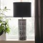 Markslöjd Ichi lampa stołowa 1x60W czarno/szara 108103 zdj.4
