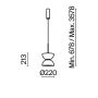 Maytoni Kyoto lampa wisząca 1x11 W złota MOD178PL-L11G3K zdj.2