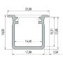 Milagro profil do taśmy LED 200 cm srebrny EKPR0125 zdj.2