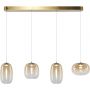 Milagro Vaso lampa wisząca 4x15 W złota-bursztynowa ML1408 zdj.1