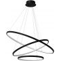 Milagro Hoop lampa wisząca 1x93 W czarna ML1543 zdj.1