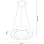 Milagro Union lampa wisząca 1x40 W czarna ML1866 zdj.2