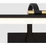 Milagro Vinci kinkiet 1x12 W czarny/złoty ML2033 zdj.4