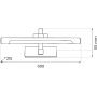 Milagro Vinci kinkiet 1x15 W czarny/złoty ML2034 zdj.2