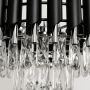 Milagro Cristal lampa wisząca 5x10 W czarna/chrom ML2519 zdj.4