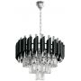 Milagro Cristal lampa wisząca 5x10 W czarna/chrom ML2519 zdj.1