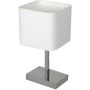 Milagro Napoli lampa stołowa 1x60W biała/chrom ML6363 zdj.1