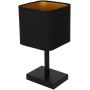 Milagro Napoli lampa stołowa 1x60W czarno/złota ML6369 zdj.1