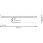 Milagro Pinto kinkiet 1x11W LED czarny ML8236 zdj.2