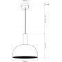 Milagro Visby lampa wisząca 1x60 W kremowa MLP1554 zdj.2