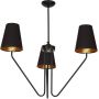 Milagro Victoria Black lampa podsufitowa 3x60W czarno/złota MLP4912 zdj.1