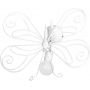 Milagro Motyl kinkiet 1x60W biały MLP5331 zdj.1