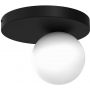Milagro Bibione lampa podsufitowa 1x25W czarny/biały MLP8389 zdj.1
