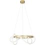 Moosee Serpiente lampa wisząca 1x32 W biała-złota MSE010100236 zdj.1