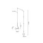 Moosee Flat lampa wisząca 1x10 W czarna MSE010100384 zdj.2
